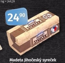 Madeta Jihočeský syreček - COOP aktualniletaky.eu