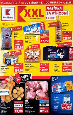 aktuální leták Kaufland 14.1.2026-20.1.2026