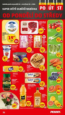 aktuální leták Penny Market 22.1.2026-28.1.2026