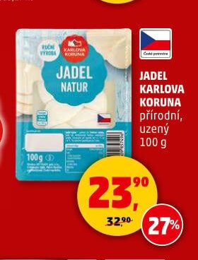 JADEL KARLOVA KORUNA přírodní, uzený 100 g - Penny Market aktualniletaky.eu