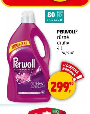 PERWOLL různé druhy - Penny Market aktualniletaky.eu