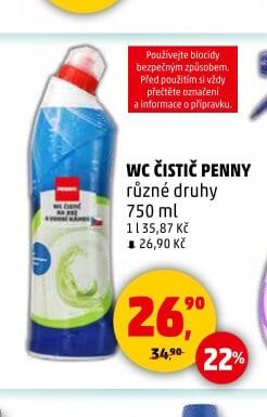 WC ČISTIČ PENNY - Penny Market aktualniletaky.eu