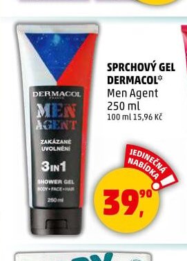 SPRCHOVÝ GEL DERMACOL MEN AGENT - Penny Market aktualniletaky.eu