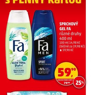 SPRCHOVÝ GEL FA - Penny Market aktualniletaky.eu