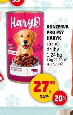 Konzerva pro psy Haryk 1,24 kg - Penny Market aktualniletaky.eu
