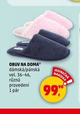 Obuv na doma 1 pár - Penny Market aktualniletaky.eu
