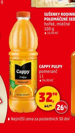 CAPPY PULPY pomeranč - Penny Market aktualniletaky.eu