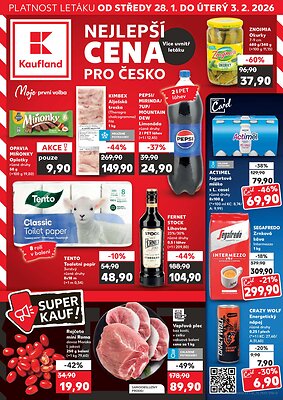 aktuální leták Kaufland 28.1.2026-2.2.2026