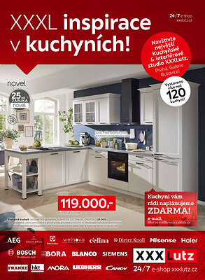 XXXLutz leták - XXXL inspirace v kuchyních! strana 1