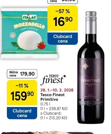 Tesco Finest Primitivo - Tesco aktualniletaky.eu