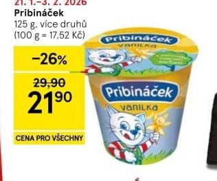 Pribináček - Tesco aktualniletaky.eu