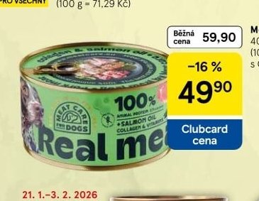 Meat Care konzerva pro psy - Tesco aktualniletaky.eu
