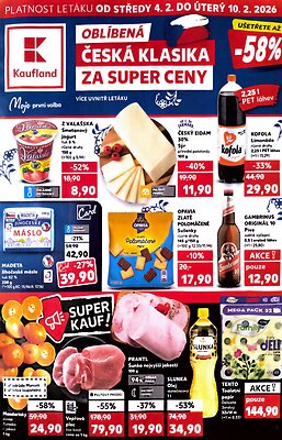 aktuální leták Kaufland 4.2.2026-10.2.2026