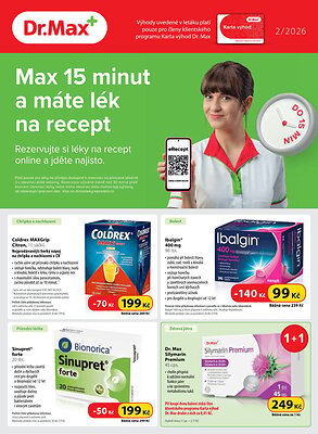 aktuální leták Dr. Max 1.2.2026-28.2.2026
