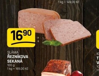 Sláma Řezníkova sekaná - FLOP aktualniletaky.eu