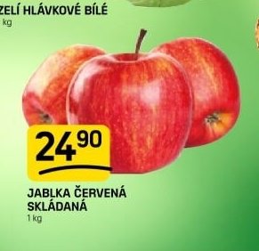 Jablka červená skládaná - FLOP aktualniletaky.eu