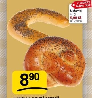 Makovka/loupák/jidáš - FLOP aktualniletaky.eu