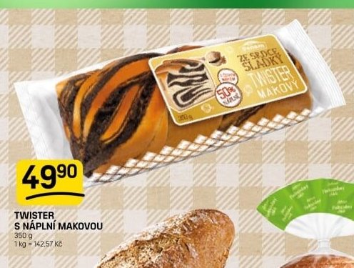 Twister s náplní makovou - FLOP aktualniletaky.eu