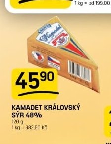 KAMADET KRÁLOVSKÝ SÝR 48% - FLOP aktualniletaky.eu