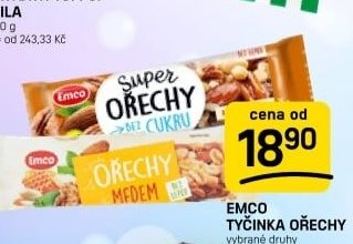 EMCO TYČINKA OŘECHY - FLOP aktualniletaky.eu