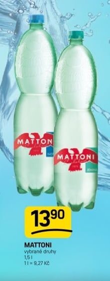 MATTONI - FLOP aktualniletaky.eu