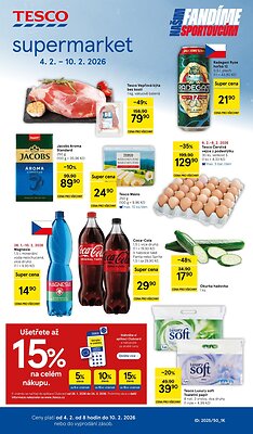 aktuální leták Tesco 4.2.2026-10.2.2026