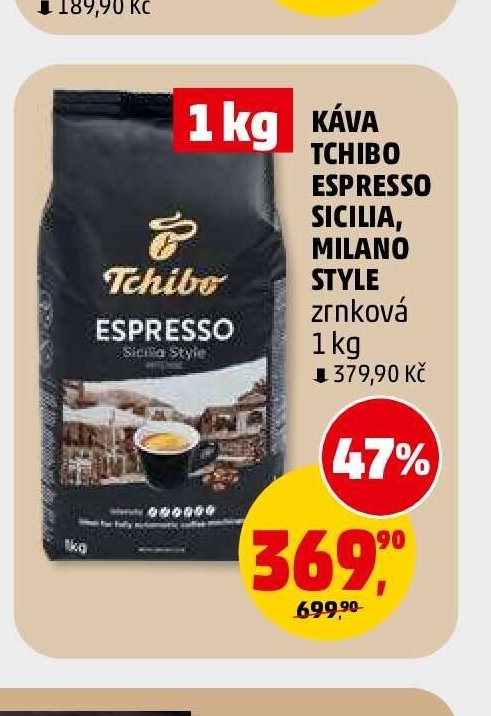 KÁVA TCHIBO ESPRESSO SICILIA, MILANO STYLE zrnková - Penny Market aktualniletaky.eu