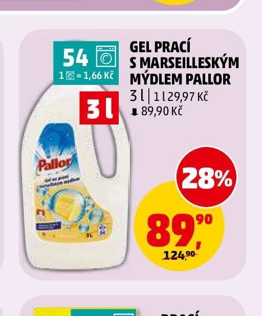 Gel prací s marseillským mýdlem Pallor - Penny Market aktualniletaky.eu