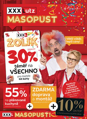 aktuální leták XXXLutz 9.2.2026-22.2.2026