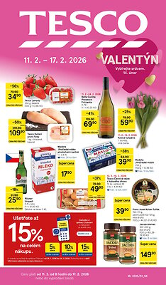aktuální leták Tesco 11.2.2026-17.2.2026