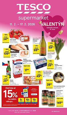 aktuální leták Tesco 11.2.2026-17.2.2026