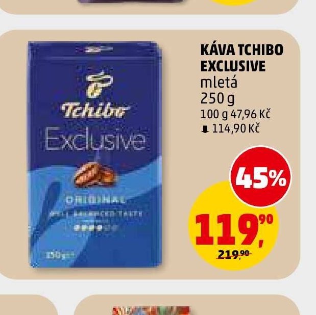 KÁVA TCHIBO EXCLUSIVE mletá - Penny Market aktualniletaky.eu