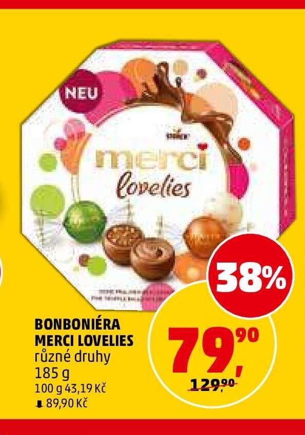 Bonboniéra Merci Lovelies - Penny Market aktualniletaky.eu