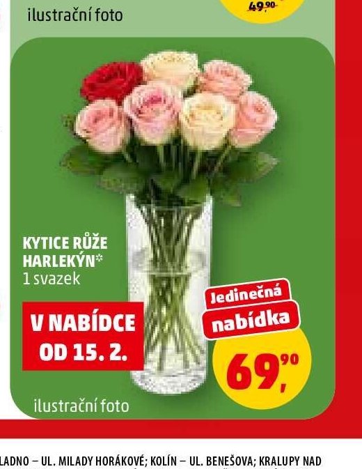 Kytice růže Harlekýn - Penny Market aktualniletaky.eu