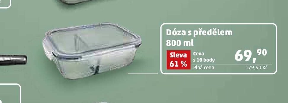 Dóza s předělem 800 ml - Penny Market aktualniletaky.eu