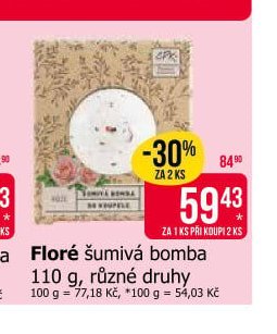 Floré šumivá bomba 110 g, různé druhy - Teta drogerie aktualniletaky.eu