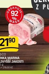 LE&CO ŠUNKA MARINA NEJVYŠŠÍ JAKOSTI - FLOP aktualniletaky.eu