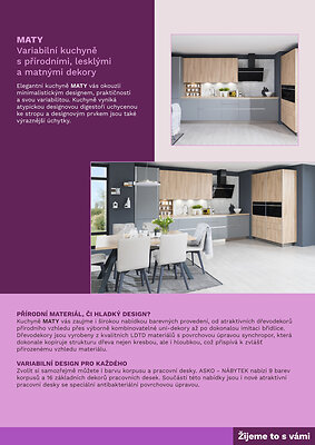 ASKO nábytek katalog - Kuchyně Line strana 7