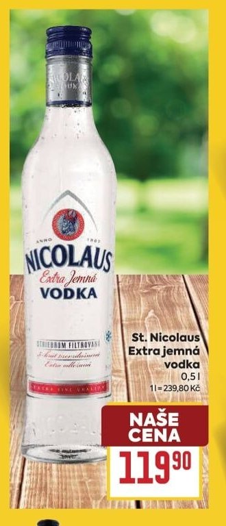 St. Nicolaus Extra jemná vodka 0,5 l - BILLA aktualniletaky.eu