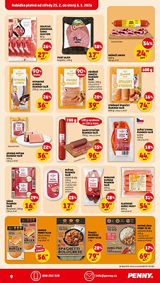 aktuální leták Penny Market 25.2.2026-3.3.2026