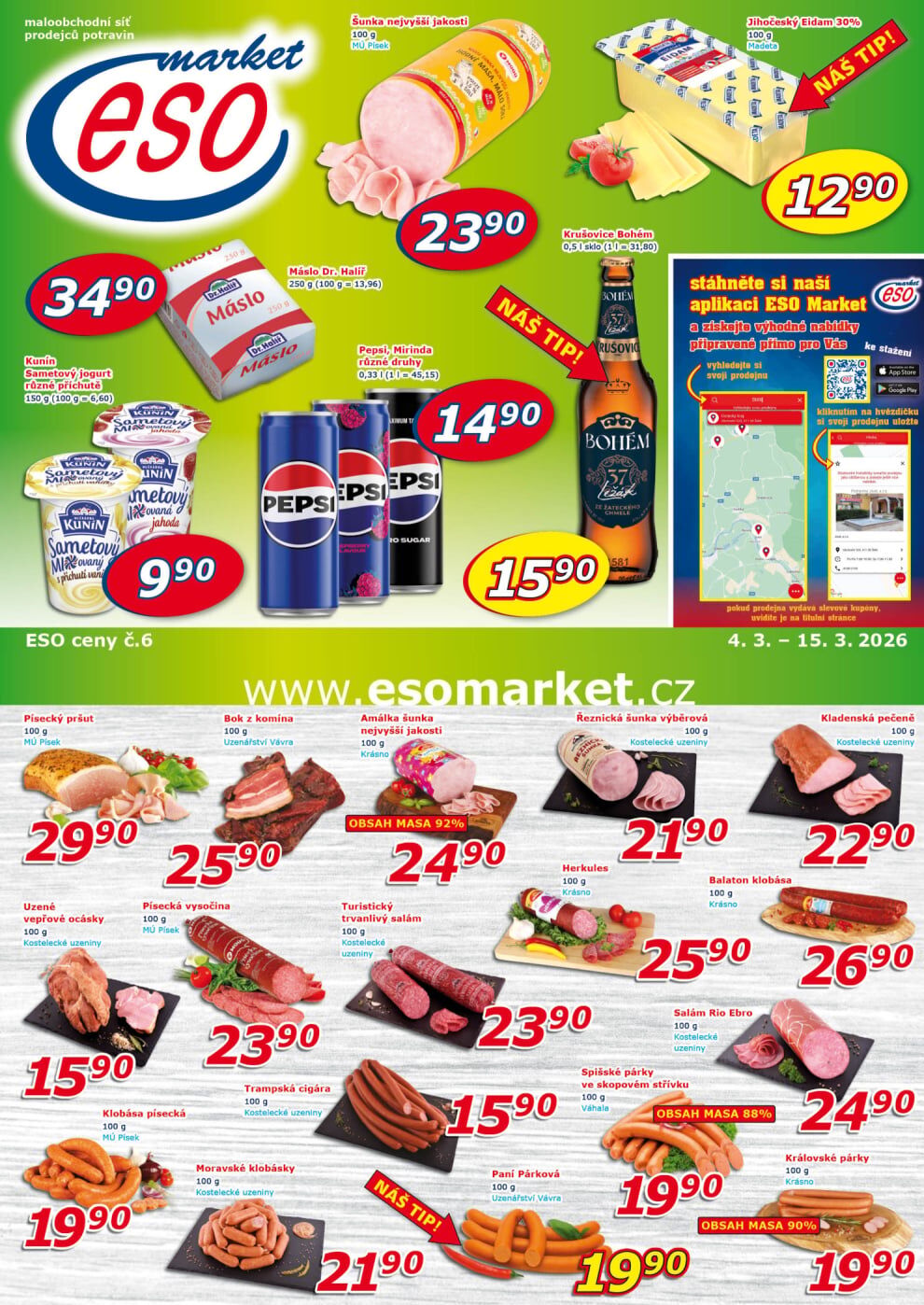 ESO MARKET leták ESO MARKET strana 1