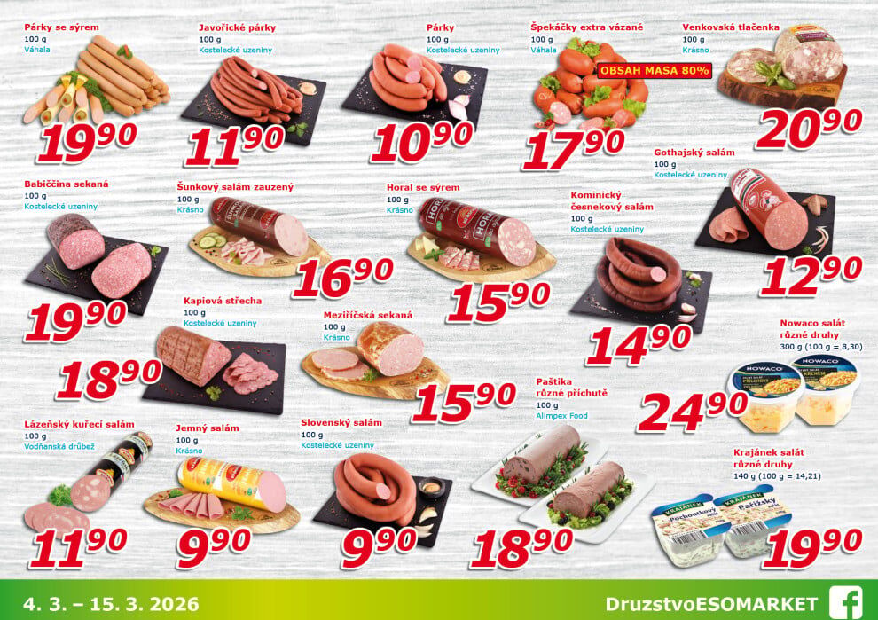 ESO MARKET leták ESO MARKET strana 2