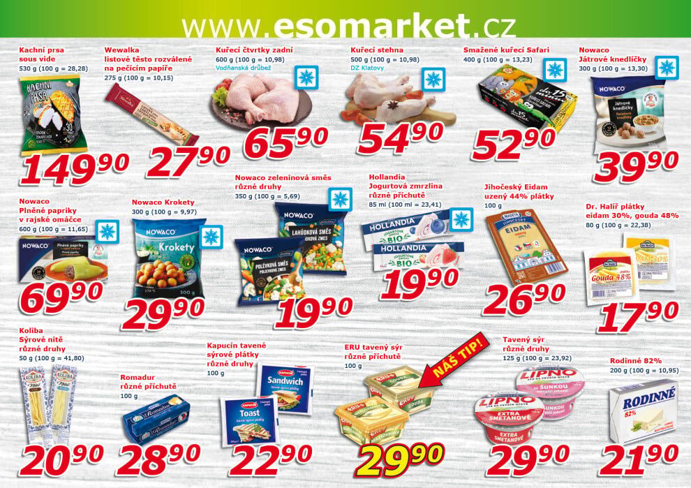 ESO MARKET leták ESO MARKET strana 3