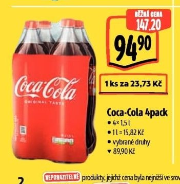 Coca-Cola 4pack - Albert aktualniletaky.eu