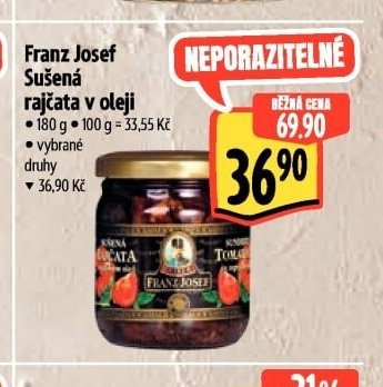 Franz Josef Sušená rajčata v oleji - Albert aktualniletaky.eu