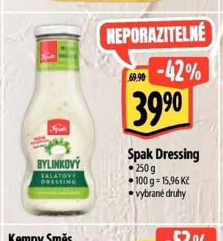 Spak Dressing - Albert aktualniletaky.eu
