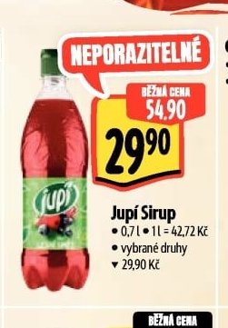 Jupí Sirup - Albert aktualniletaky.eu