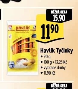 Havlík Tyčinky - Albert aktualniletaky.eu