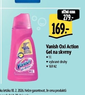Vanish Oxi Action Gel na skvrny - Albert aktualniletaky.eu