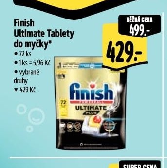 Finish Ultimate Tablety do myčky - Albert aktualniletaky.eu